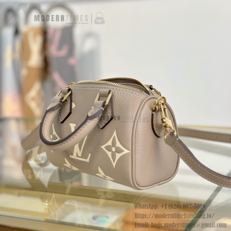 Louis Vuitton Nano Speedy M81456 Black Mini Handbag