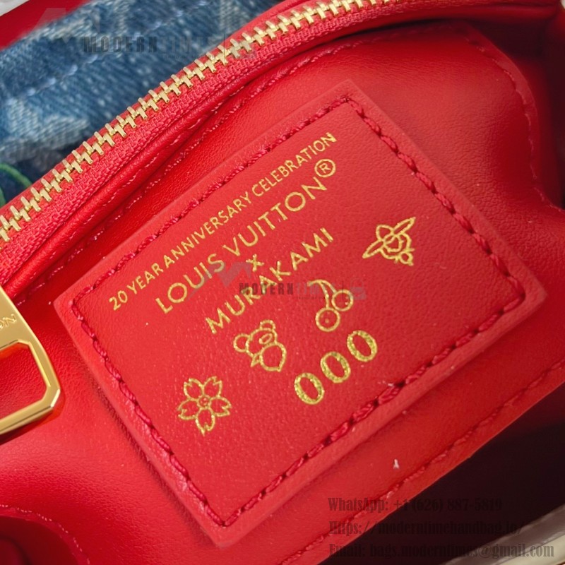 Louis Vuitton Capucines Mini M13251 Murakami Cherry Embossed Replica Handbag