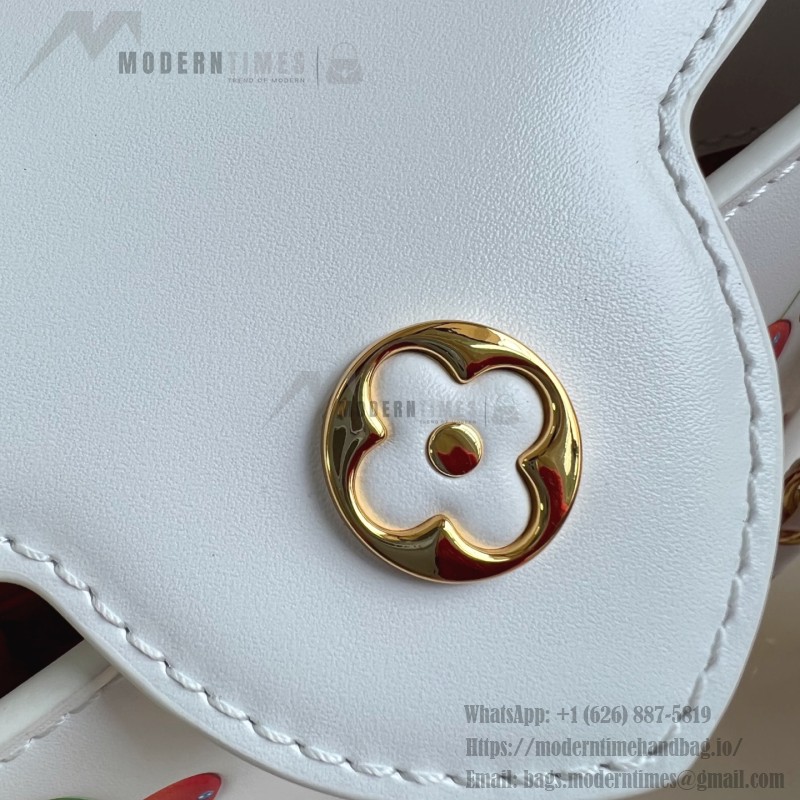 Louis Vuitton Capucines Mini M13251 Murakami Cherry Embossed Replica Handbag