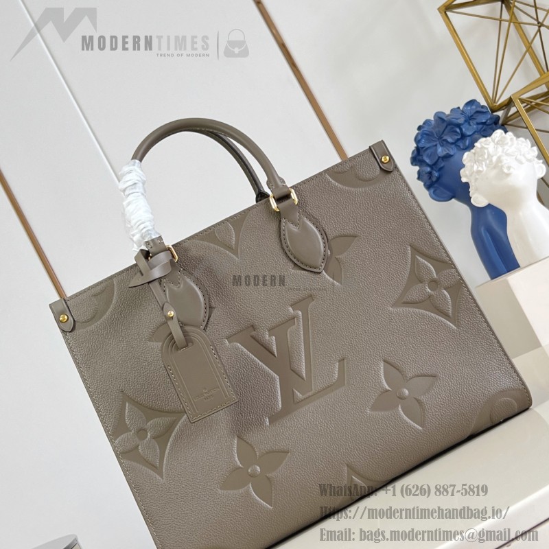 Louis Vuitton OnTheGo MM M45595 Monogram Empreinte Leather Replica Tote