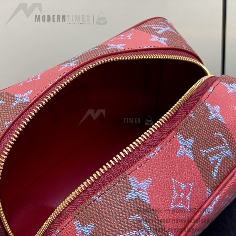 Louis Vuitton Locker Dopp Kit M25902 Blue M36903 Red Replica Toiletry Pouch