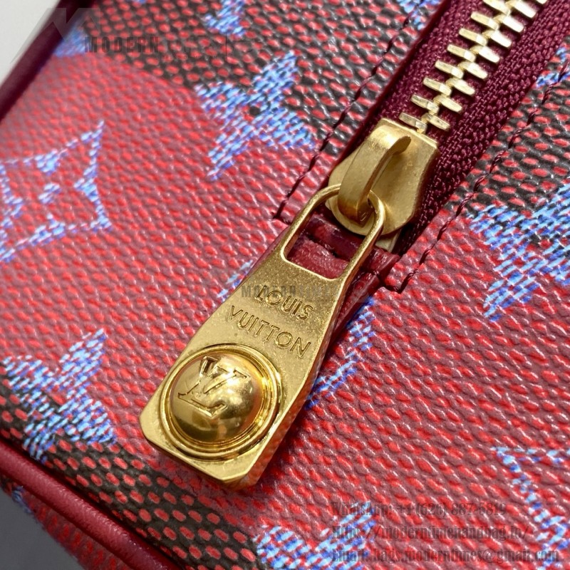 Louis Vuitton Locker Dopp Kit M25902 Blue M36903 Red Replica Toiletry Pouch
