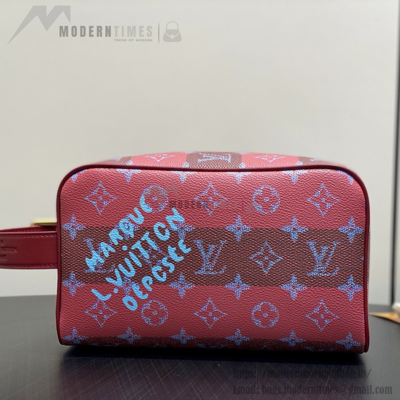 Louis Vuitton Locker Dopp Kit M25902 Blue M36903 Red Replica Toiletry Pouch