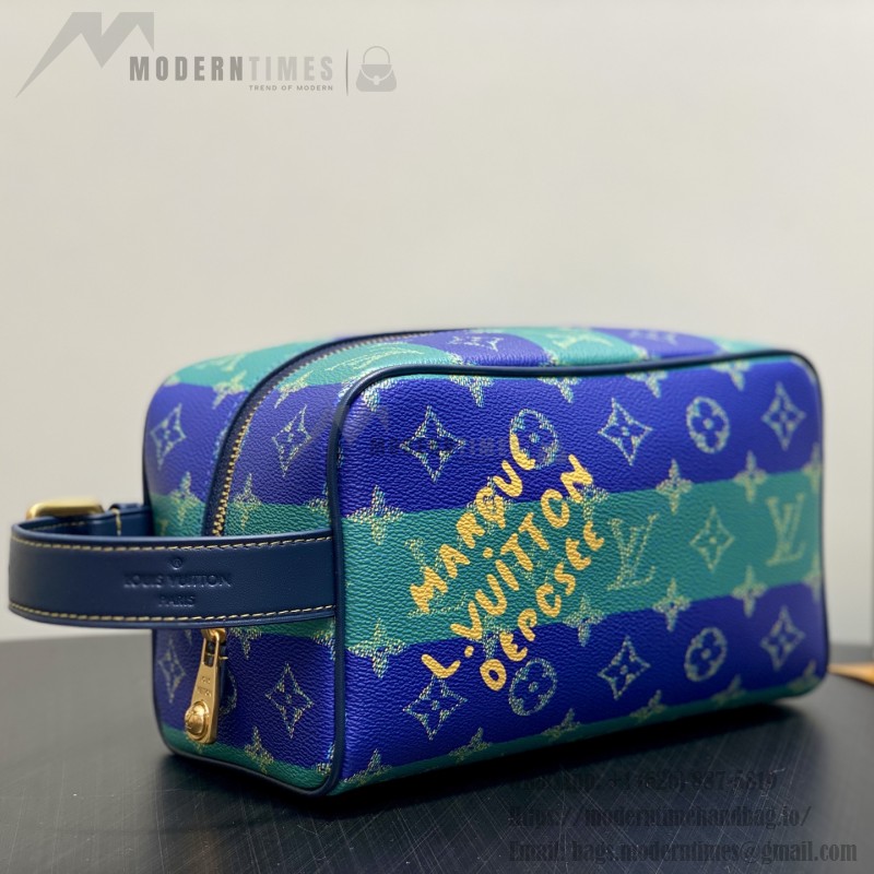 Louis Vuitton Locker Dopp Kit M25902 Blue M36903 Red Replica Toiletry Pouch