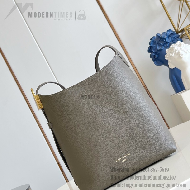 Louis Vuitton Low Key Hobo PM M25352 dark green leather handbag