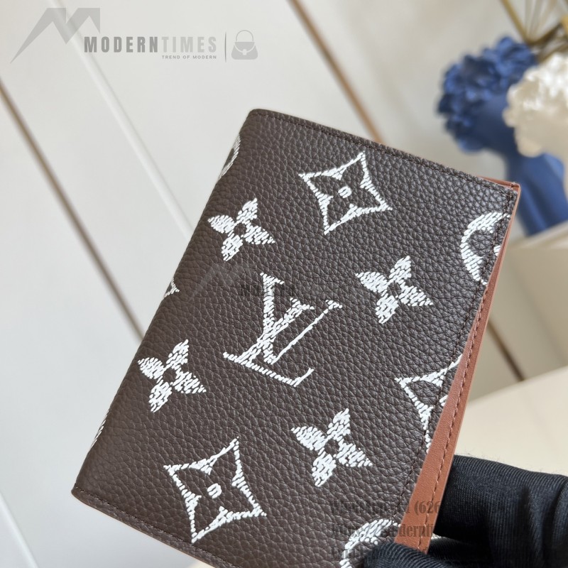 Louis Vuitton M26059 coated canvas passport cover multi color