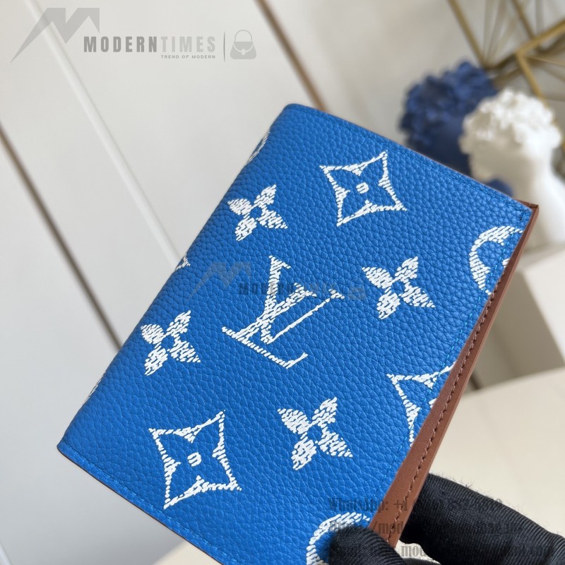 Louis Vuitton M26059 coated canvas passport cover multi color