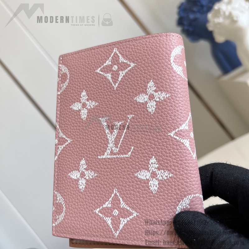Louis Vuitton M26059 coated canvas passport cover multi color