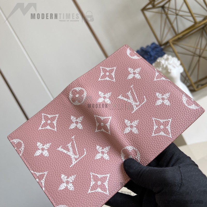 Louis Vuitton M26059 coated canvas passport cover multi color