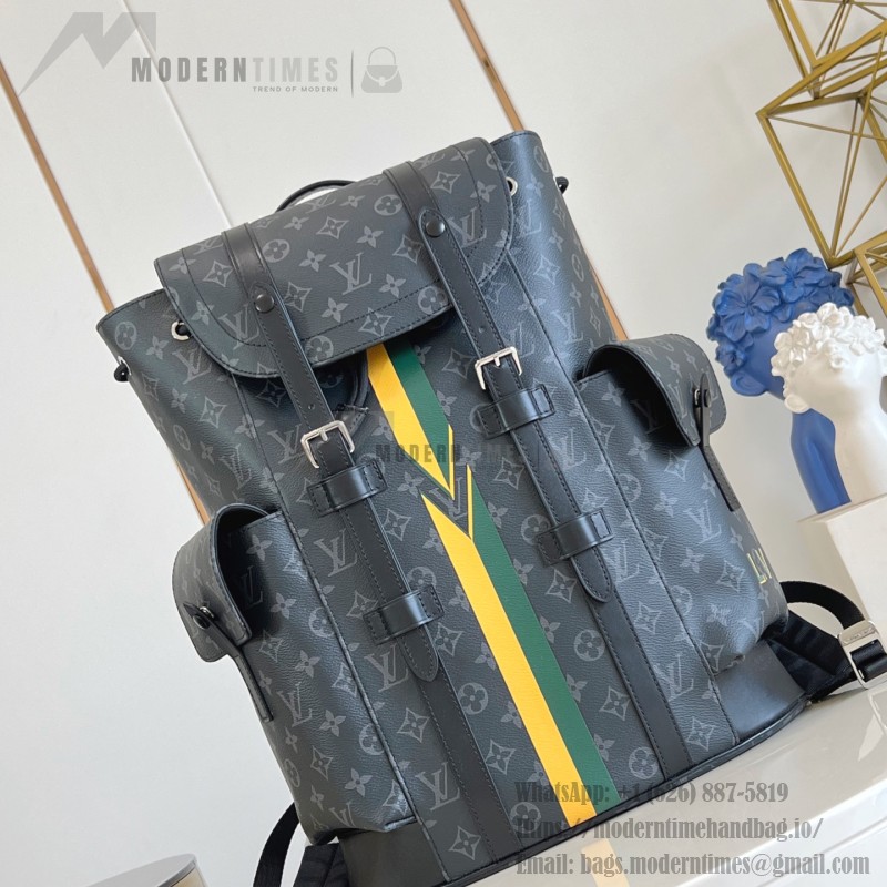 Louis Vuitton Christopher Medium Backpack P01959 Green Replica