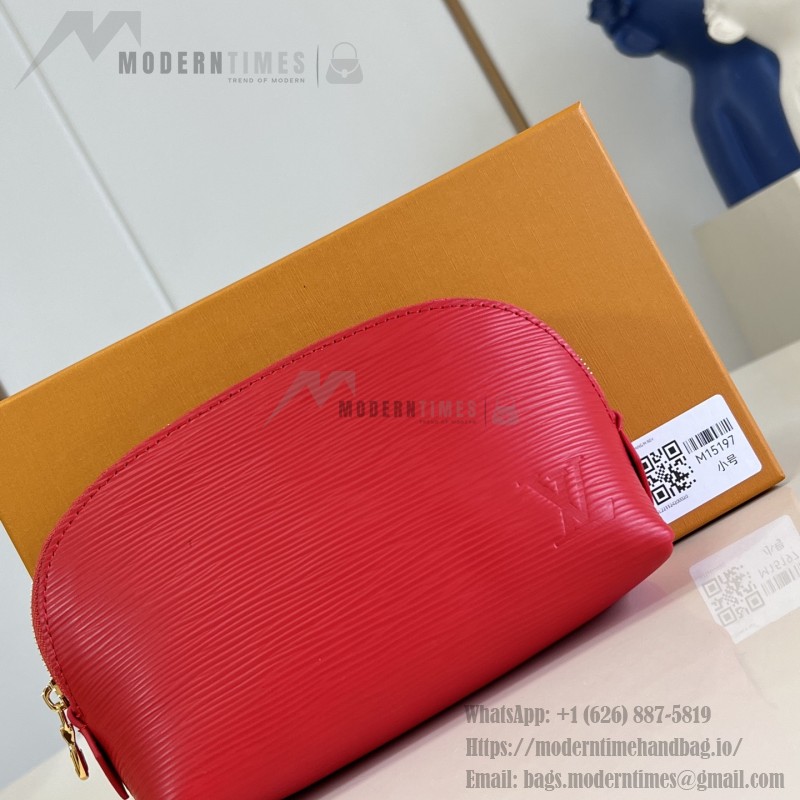 Louis Vuitton Pochette Cosmétique Epi Leather Replica Cosmetic Pouch