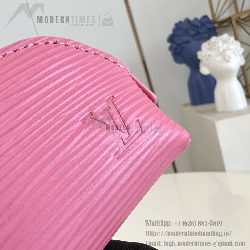 Louis Vuitton Lipstick Mini Cosmetic Pouch Monogram Canvas with Chain