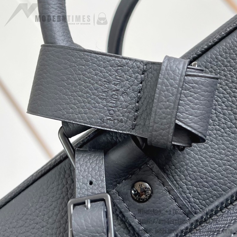 Louis Vuitton Weekender Bag waxed calfskin leather M26075