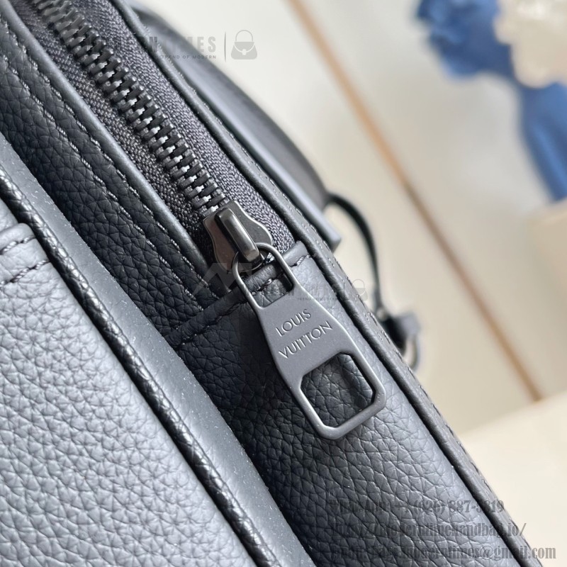 Louis Vuitton Weekender Bag waxed calfskin leather M26075