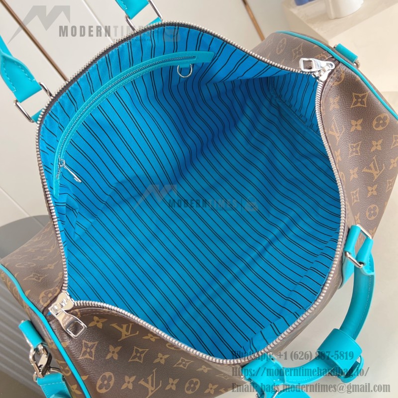 Louis Vuitton Keepall Bandoulière 50 Monogram Eclipse travel bag replica