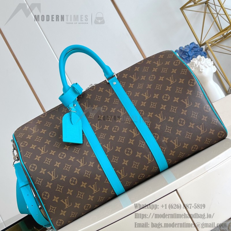 Louis Vuitton Keepall Bandoulière 50 Monogram Eclipse travel bag replica