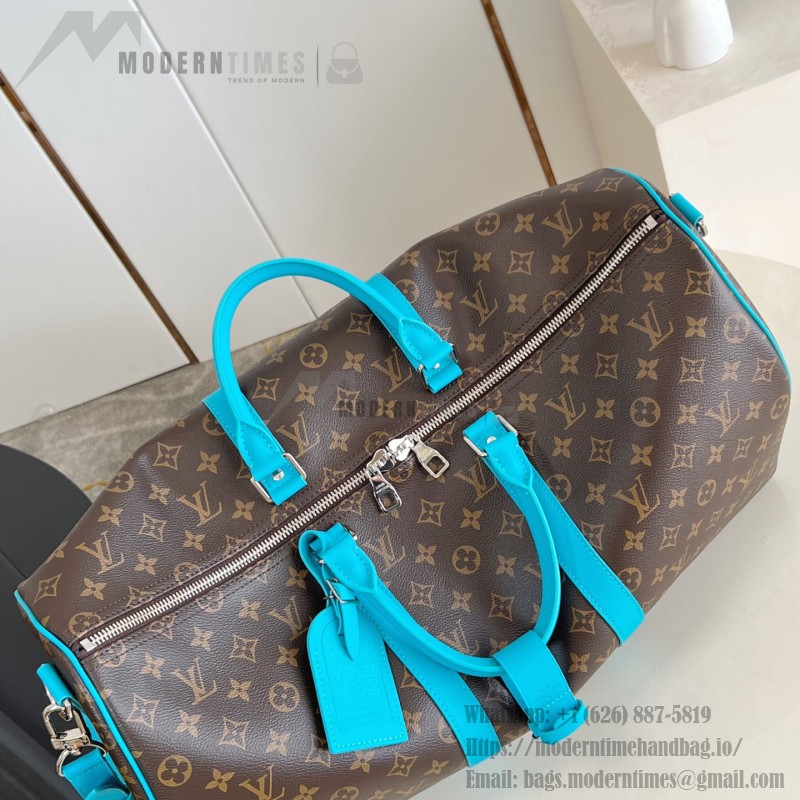 Louis Vuitton Keepall Bandoulière 50 Monogram Eclipse travel bag replica