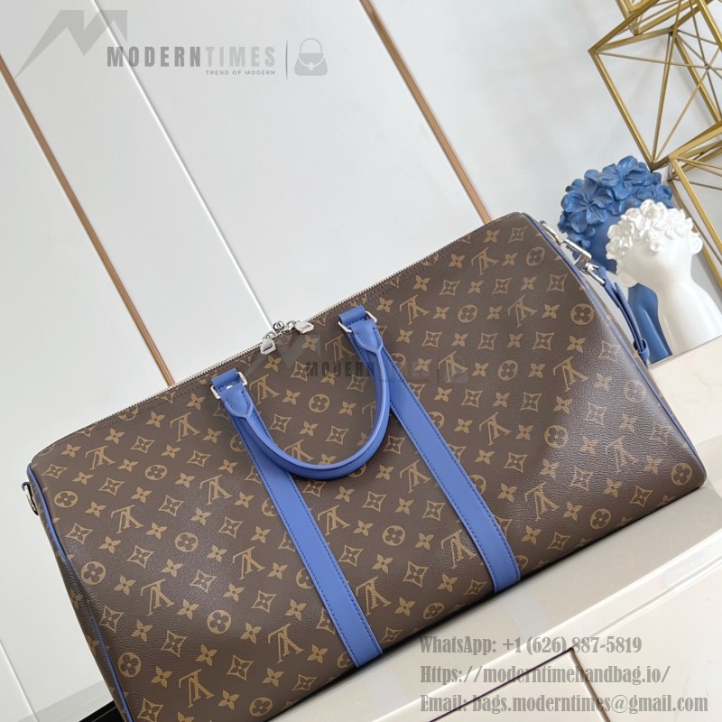 Louis Vuitton Keepall Bandoulière 50 Monogram Eclipse travel bag replica