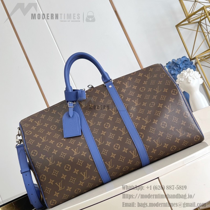 Louis Vuitton Keepall Bandoulière 50 Monogram Eclipse travel bag replica