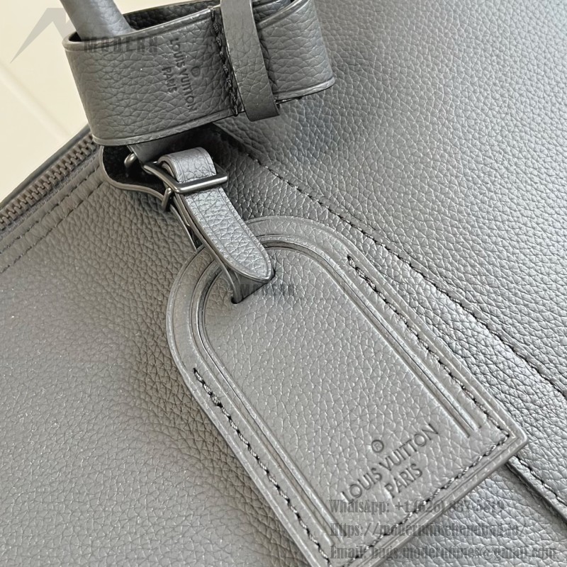 Louis Vuitton Keepall Bandoulière 50 replica travel bag in waxed calfskin leather