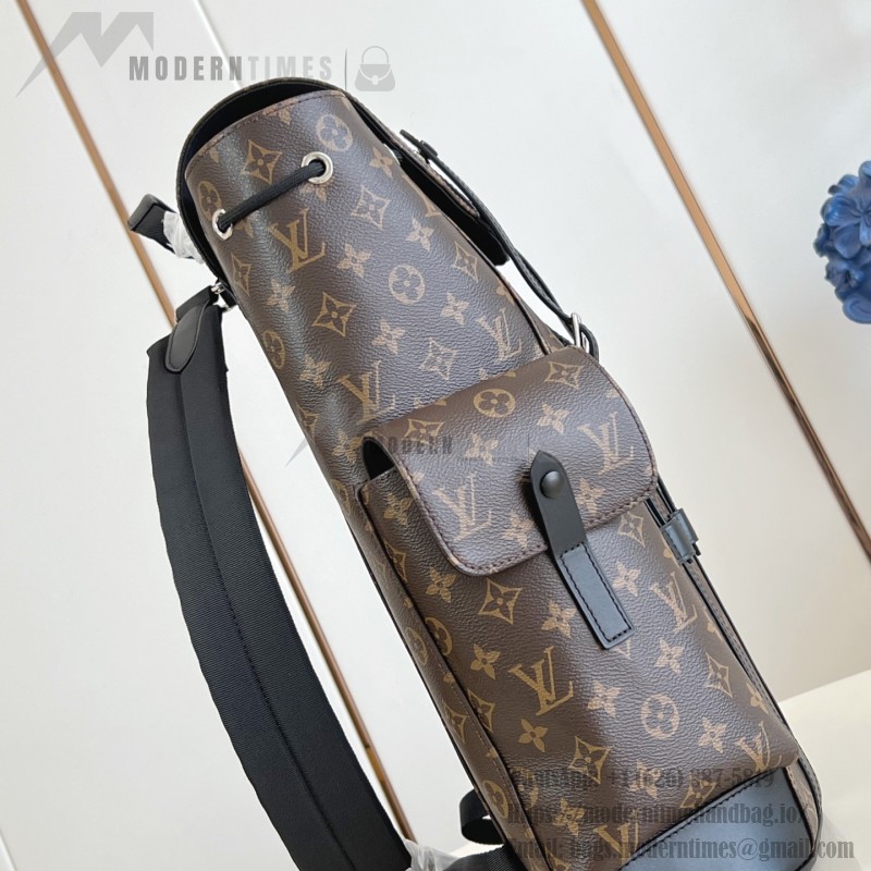 Louis Vuitton Christopher Medium Backpack replica in blue with Mon Monogram