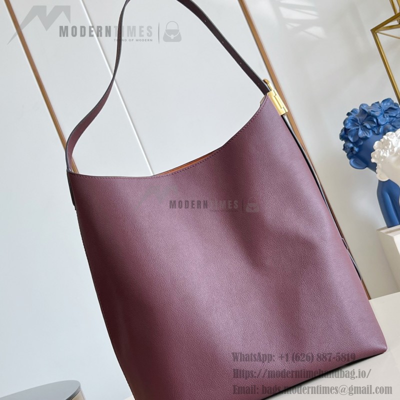 Louis Vuitton - Low Key Hobo Medium Handbag Purple-Red M24856