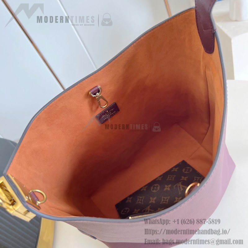 Louis Vuitton - Low Key Hobo Medium Handbag Purple-Red M24856