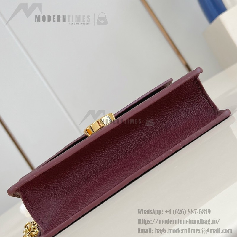 Louis Vuitton Wallet On Chain Rosy replica Monogram Empreinte leather