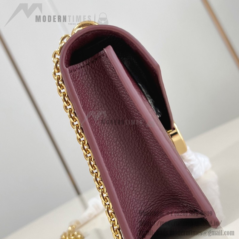 Louis Vuitton Wallet On Chain Rosy replica Monogram Empreinte leather