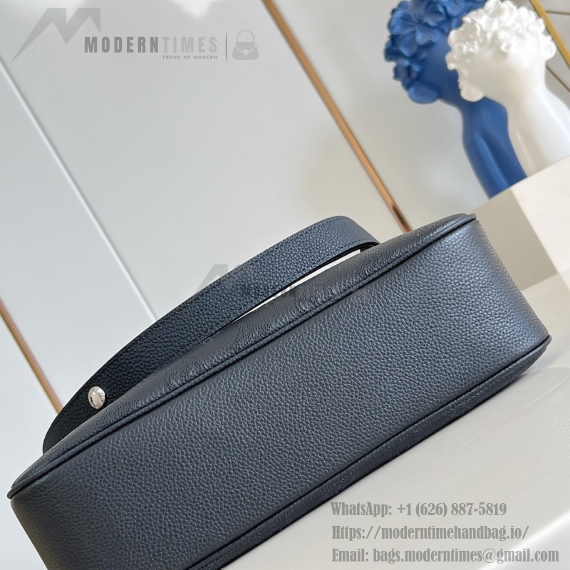 Louis Vuitton All Around medium handbag Monogram perforated leather light coffee black
