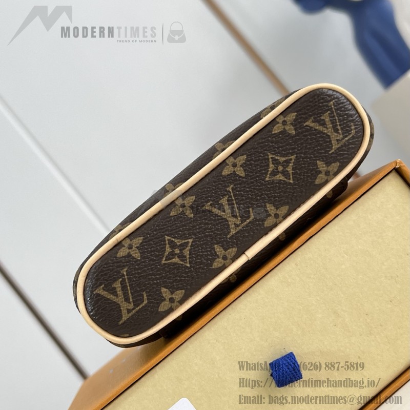 Louis Vuitton M83079 Nice Beauty Pouch – Monogram Canvas with VVN Handles & Vuittonite Lining