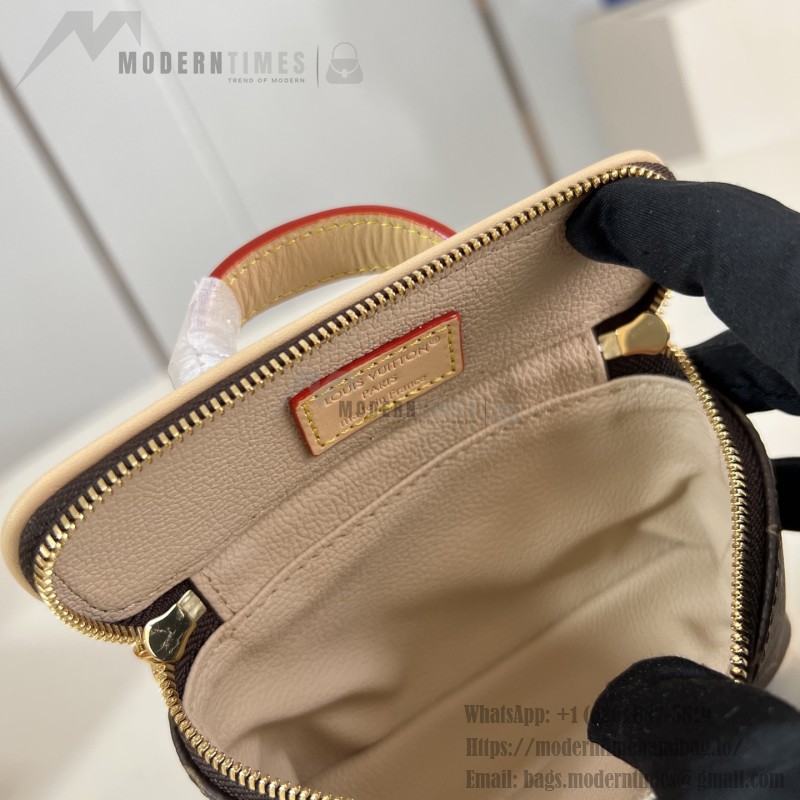Louis Vuitton M83079 Nice Beauty Pouch – Monogram Canvas with VVN Handles & Vuittonite Lining