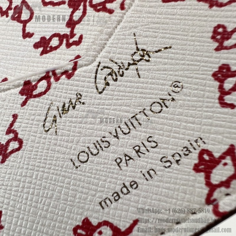 Louis Vuitton M25753 Monogram Passport Holder LV Travels With Grace Coddington Illustration
