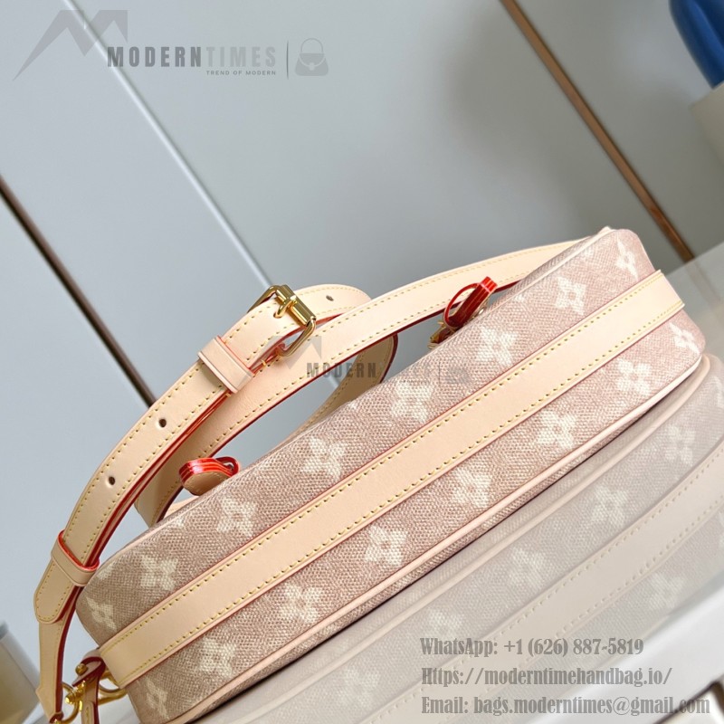Louis Vuitton Escape Handbag with Meowgram Pattern and Leather Cat Detail from LV Travels with Grace Coddington Collection