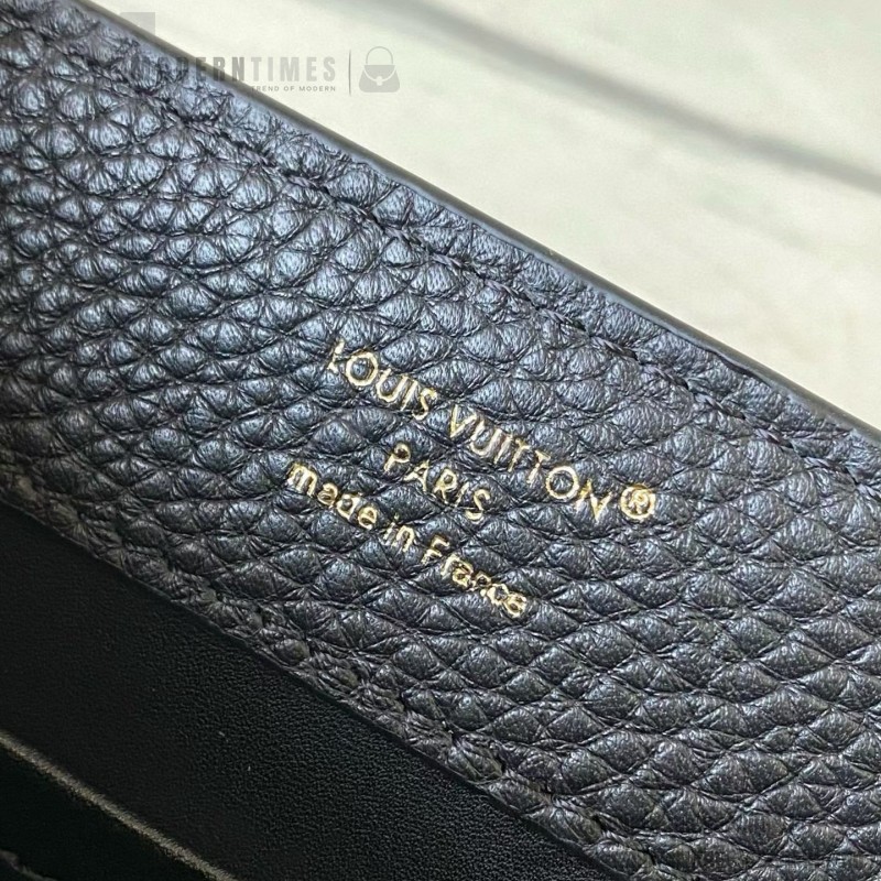 Louis Vuitton Capucines Mini Handbag with rhinestone LV letters and Flower Crown handle