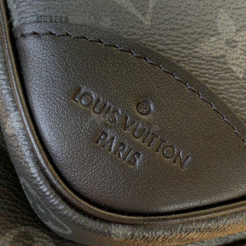 Louis Vuitton Weekender M11512 in Black Monogram Eclipse Canvas with multiple pockets