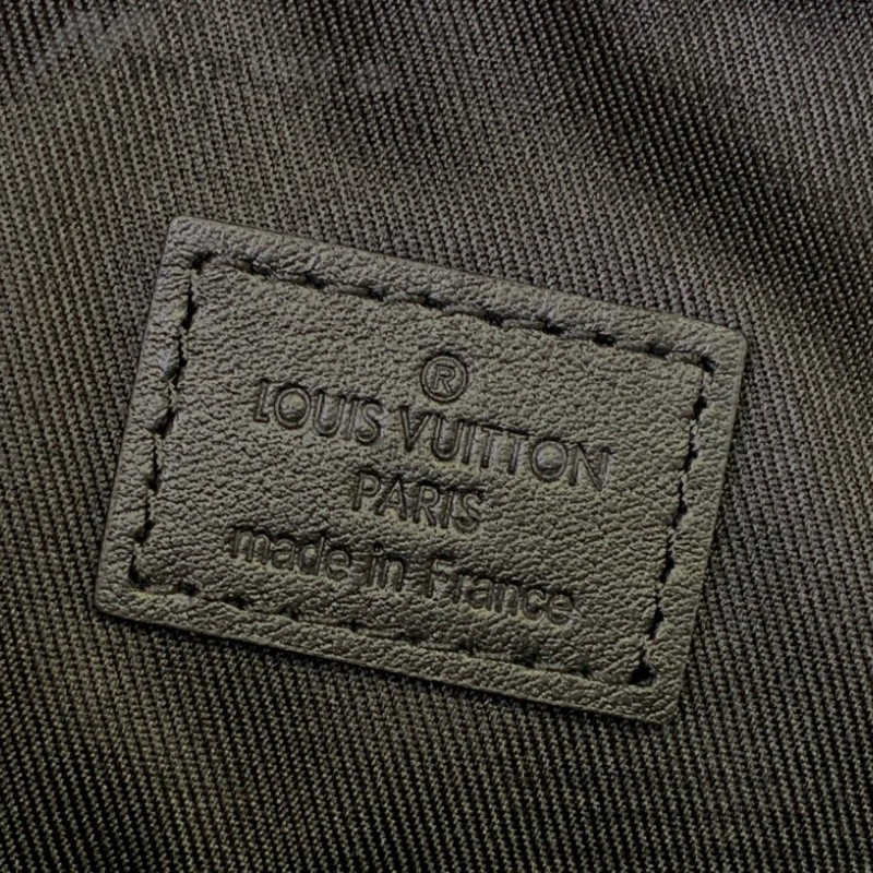 Louis Vuitton Weekender M11512 in Black Monogram Eclipse Canvas with multiple pockets