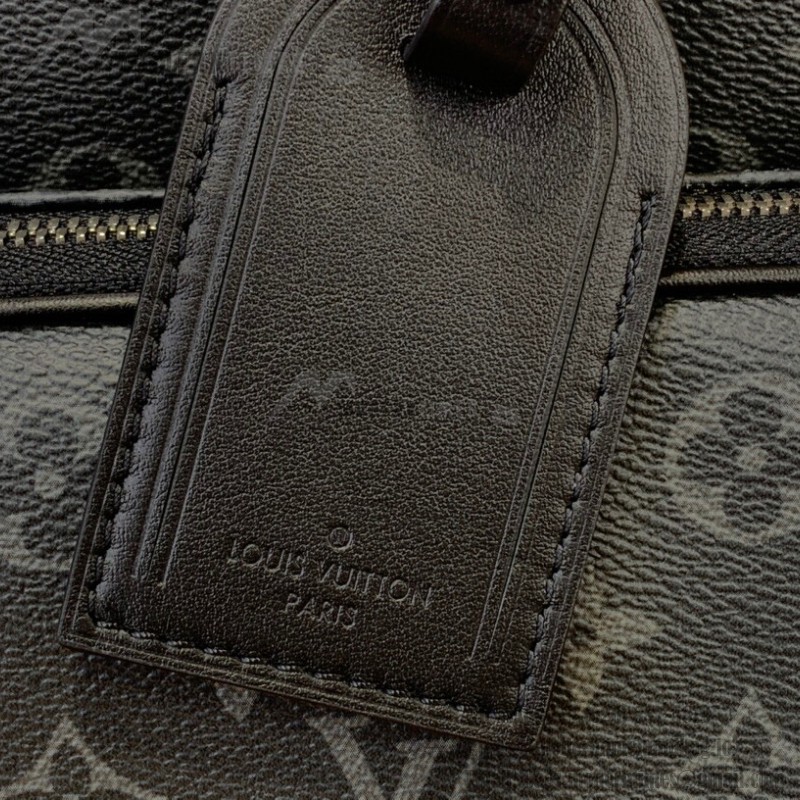 Louis Vuitton Weekender M11512 in Black Monogram Eclipse Canvas with multiple pockets