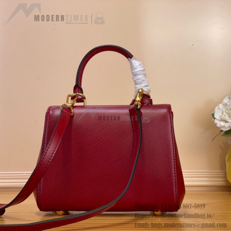 Louis Vuitton Sac Cluny Mini M15229 - Burgundy Epi Leather with Water Ripple Design