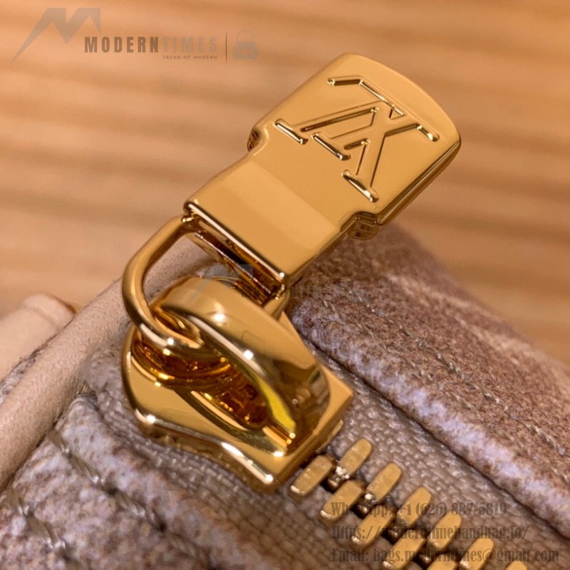 Louis Vuitton Speedy 20 Bandoulière Handbag with Cat Charm in Meowgram Canvas