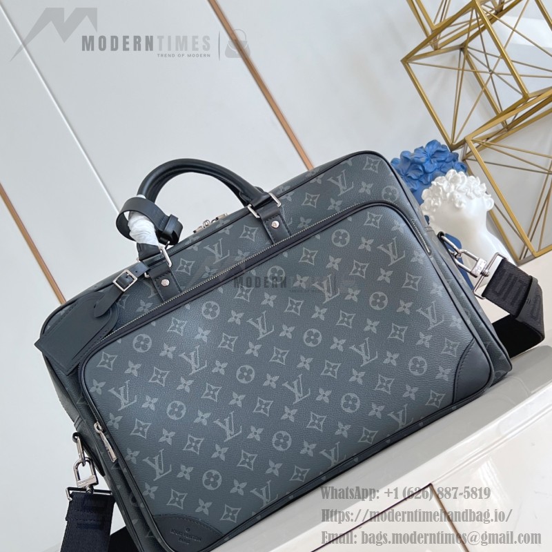 Louis Vuitton Weekender M11512 Monogram Eclipse Canvas Handbag