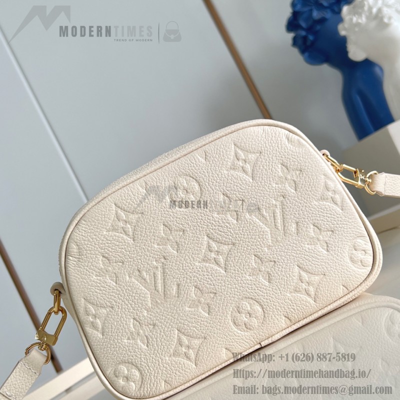 Louis Vuitton Tiny Camera Bag in Monogram Empreinte with Gold Hardware and Adjustable Shoulder Strap