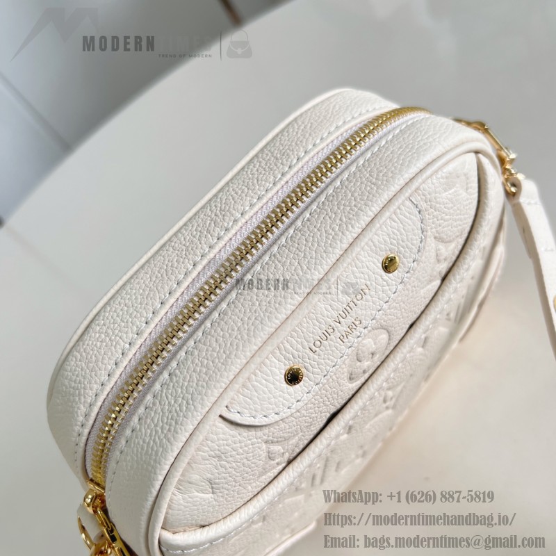 Louis Vuitton Tiny Camera Bag in Monogram Empreinte with Gold Hardware and Adjustable Shoulder Strap