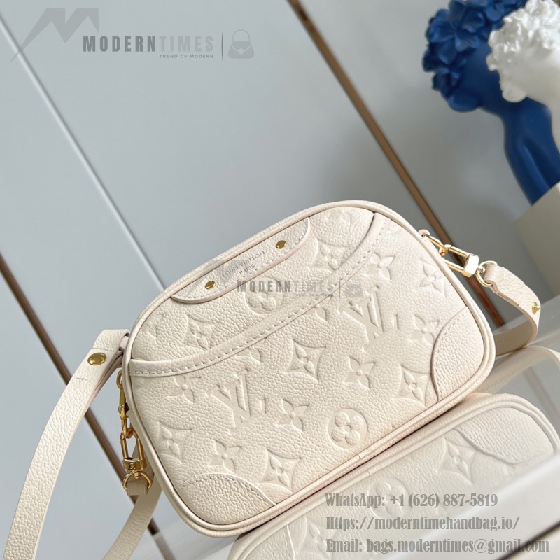 Louis Vuitton Tiny Camera Bag in Monogram Empreinte with Gold Hardware and Adjustable Shoulder Strap