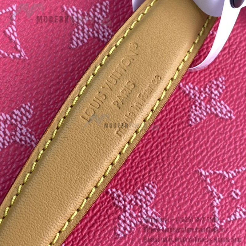 Louis Vuitton Nine BB Mini Makeup Bag in Fuchsia with Hidden Zipper Pocket
