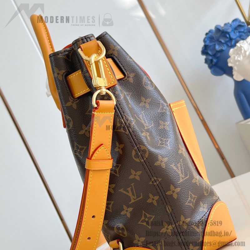 Louis Vuitton M25989 Steamer 30 Handbag with Monogram Canvas and Dual Front Pockets