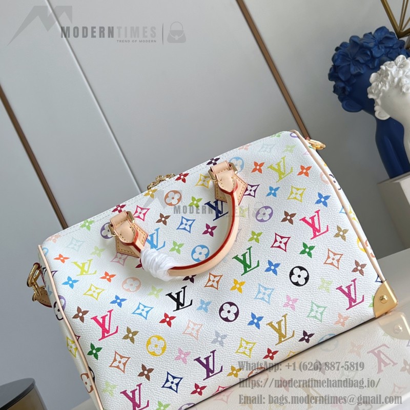 Louis Vuitton Speedy Soft 30 Bag with Rainbow Monogram