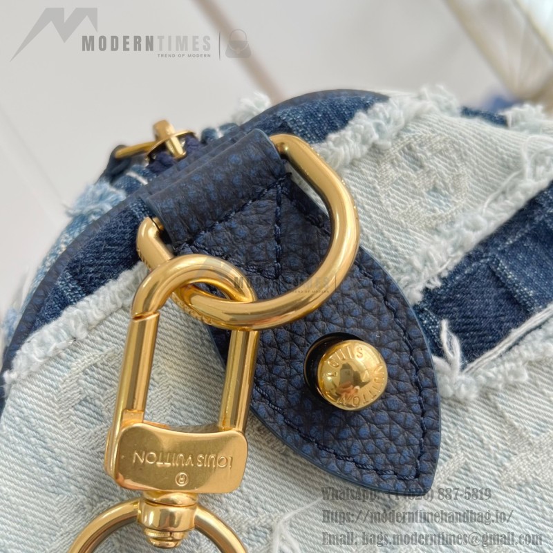 Louis Vuitton Speedy 40 Bandoulière Bag with Monogram Denim