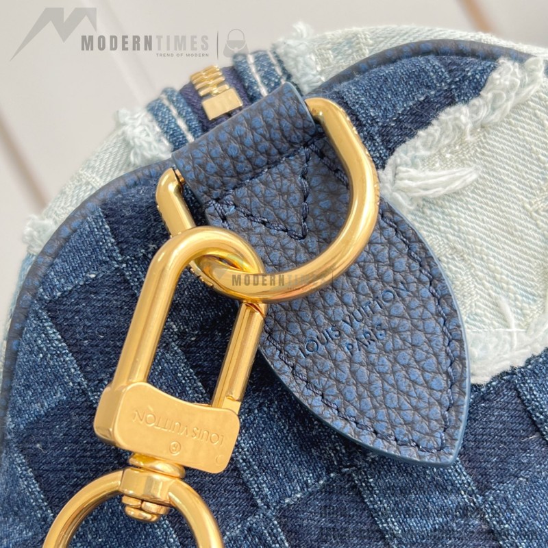 Louis Vuitton Speedy 40 Bandoulière Bag with Monogram Denim