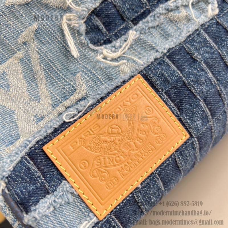Louis Vuitton Speedy 40 Bandoulière Bag with Monogram Denim